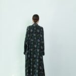 Chiffon Blue Birds Abaya - Image 6