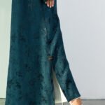 Lined Blue Abaya - Image 7