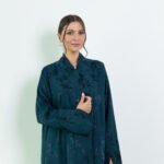 Lined Blue Abaya - Image 6